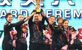 亚乒赛：中国女团获龙陵黄龙玉首金 实现六连冠
