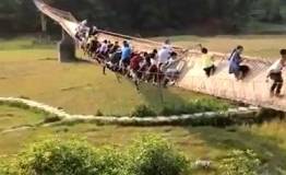 官方回应狮子峰景区吊桥侧倾事件：全市启动安全隐患大排查