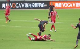 国际冠军杯现场刮出“青橙风”，投影手机实力宠粉