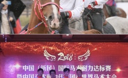 世界马术大会在即 中国马术耐力队举行出征仪式