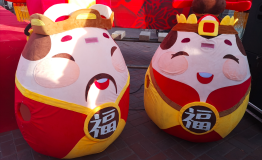 河防口古关迎春大集 小年期间年味儿浓
